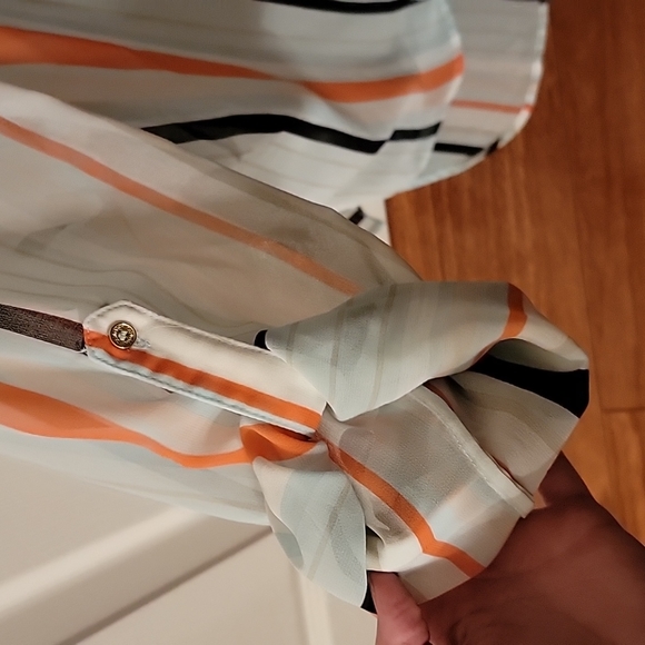 Calvin Klein Sheer Blouse - Picture 4 of 6